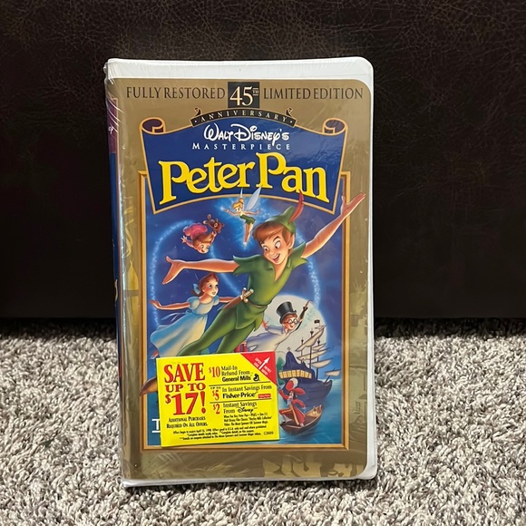 Walt Disney’s Peter Pan (Masterpiece) VHS - Picture 1 of 2